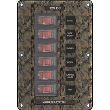 Blue Sea 4325 Circuit Breaker Switch Panel 6 Position - Camo 4325 Upc 6320850...