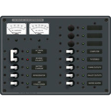 Blue Sea 8076 Ac Main 11 Positions Toggle Circuit Breaker Panel - White Swit...