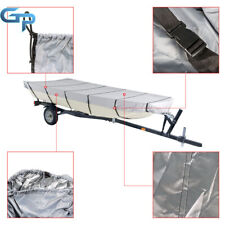 Grey 210d For Jon Boat Cover 12ft 14ft 16ft 18ft L Beam Width Up To 56 70 75