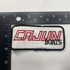 Vintage Boat Cajun Boats Advertising Patch 16wm