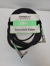 Chromacast Pro Series 20 Instrument Cable Angleangle Surf Green Guitar Cable