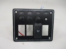 Blue Sea Systems Power Switch 4 Position Breaker Panel Black 8782 Boat