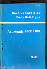 1975 Volvo Penta Aquamatic 200b280 Parts Manual 2999