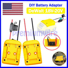 For Dewalt 18v20v Max Battery Holder Dock Diy Adapter Power Wheels Connector