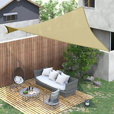 Sun Shade Sail Triangle Rectangle Square Patio Canopy Uv Top Shelter