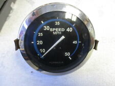 Flg50dbkch Livorsi Formula Marine Boat Speedometer Speedo 50 Mph Blackblue