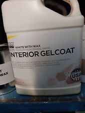 Fgci Gel Coat White With Wax Quart Boat Fiberglass Repair Marine