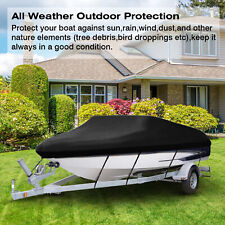 Waterproof Heavy Duty Trailerable Boat Cover Fishing V-hull Tri-hull Runabout Us