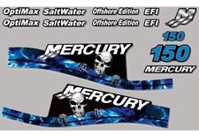Amr Racing Outboard Engine Sticker Decal Compatible W Mercury 150 Efi Skull