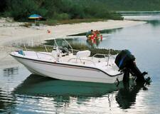 Semi-custom Boat Cover For Boston Whaler 17 Outrage Cc Bowrails Ob 1989-1995