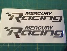 Mercury Racing 2014 24 New Chrome Sticker Race Boat Outboard Decal You Get 2