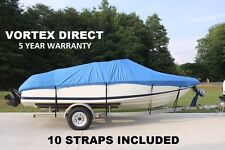 Vortex Blue 14 To 16 Vh Heavy Duty Fishskirunabout Boat Cover
