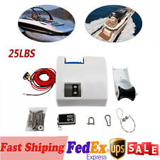 25 Lbs Boat Electric Anchor Winch W Remote Wireless Control Marine Saltwater