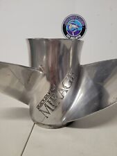 Quicksilver Mirage Stainless Steel Propeller Outboard Prop 48-13700 19p