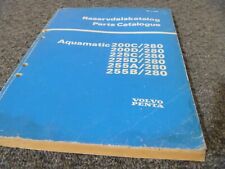 Volvo Penta 200c280 200d280 Aquamatic Drive Parts Catalog Manual Pub 3360