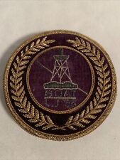 Vintage Unknown Us Boat Bouy Badge Or Patch On Felt