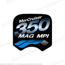 Fits Mercruiser 350 Mag Mpi Decals Blue - Discontinued Decal Reproductions