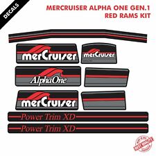 2016 Mercruiser Alpha One Gen.1 Complete Decals Kit Red Rams Sticker Set50