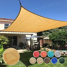 Outdoor Sun Shade Sail Rectangle Uv Canopy Sunshade Cover For Garden Pool Yard
