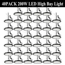 1x- 40x 200w Ufo Led High Bay Light Factory Warehouse Commercial Led Shop Lights