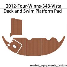 2012 Four Winns 348 Swim Platform Eva Foam Exterior Floor Mat Kit Cockpit Pad