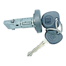 New Gm Oem Ignition Key Lock Cylinder Switch W2 Chevy Bow-tie Logo Chip Keys