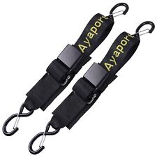 2 Pack Heavy Duty Boat Tie Down Straps To Trailer Boat Transom Strap 4 Ft X 2 In