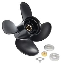 10.38 X 12 Boat Propeller 4 Blades Prop For Mercury Outboard 25-70hp 13 Tooth