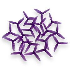 Dalprop Cyclone T5046c Crystal Purple 20 Pcs - 10 Pair 3 Blades Drone Propellers