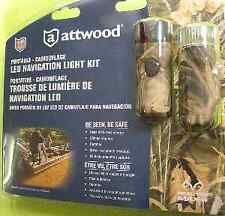 Attwood 14191-7 Led Bow Stern Light Kit Camo Aaa Cell Battery Power