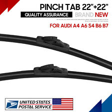 1 Pair 22 22 Windshield Wiper Blade Fit For Audi A4 S4 Rs4 A6 S6 Allroad