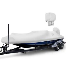 Waterproof 900d Pu Boat Cover With Motor Cover Fits 20-22ft Bass Boat V-hull