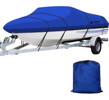 Boat Cover Fit V-hull Tri-hull 20-22 Beam Up To 100 Width Trailerable Runab