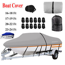 16-24ft Boat Cover Heavyduty Waterproof Cover Fit For Fishing Ski Boat Universal