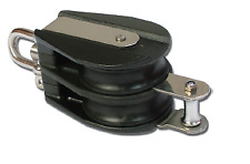 Double Block With Becket Sheave 40 Mm Rope Line Up To 10mm Sailboat Pulley