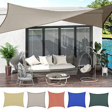 Sun Shade Sail Triangle Rectangle Square Outdoor Patio Canopy Uv Top Shelter