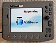 Raymarine C80 E02020 Gps Chart Plotter Fishfinder Radar Mfd W Pwr Mount Manuals
