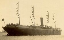 Matson Line Ship Ss Monterey Leaving Halifax Nova Scotia Canada Vintage Photo