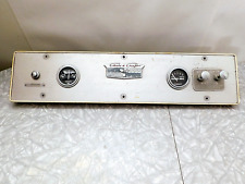 Vintage Chris Craft Dash Panel Emblem Gauges Switches Push Button Start