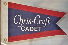 Chris Craft Boat Burgee Pennant Flag - Cadet Poly Cotton