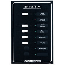 Paneltronics Standard 120v Ac 6 Position Led Circuit Breaker Panel With 30a Main