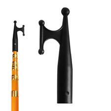 1pcs Boat Hooks For Docking Telescoping Extension Pole Lifeboat Hook Head Black