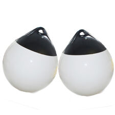 2 Pcs Marine Boat Fender Inflatable Vinyl A-series Shield Protection Buoy White