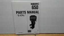 Mercury 650 Outboard Motor Parts Manual 65 Hp 3 Cyl - 1975