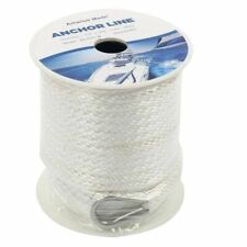 Boat Premium Anchor Line 38 Inch 100ft Solid Braided Nylon Rope Much Durable