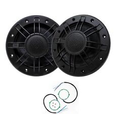 Bluave M7.0cx3b 7 Marine Speakers With Matte Black Grills And Led Kit