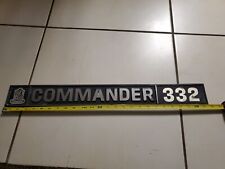 Chris Craft Commander 332 Name Plate