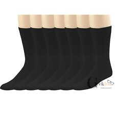 Lot 3-12 Pairs Mens Cotton Athletic Sports Work Crew Solid Socks Size 9-11 10-13