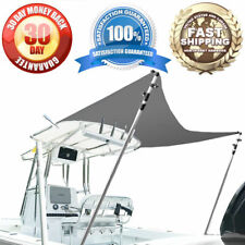 Bimini T-top Extension Sun Shade Kit With Frame Adjustable Height 67 L X 82 W