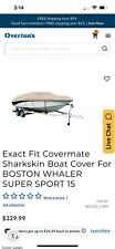 Exact Fit Covermate Sharkskin Cover For Boston Whaler Super Sport 15 09-r2